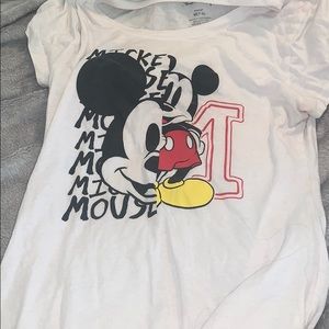 fun mickey mouse sleep shirt